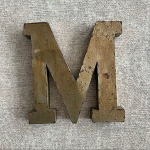 “M” Wall Decor